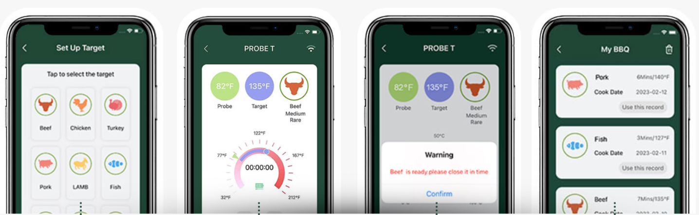 Wamoma Smart Thermometer app