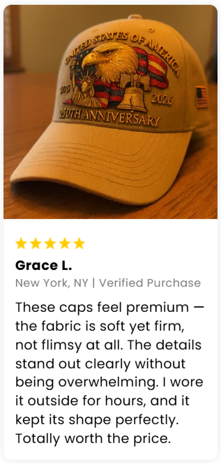 Vueeze Patriot Cap Customer Reviews