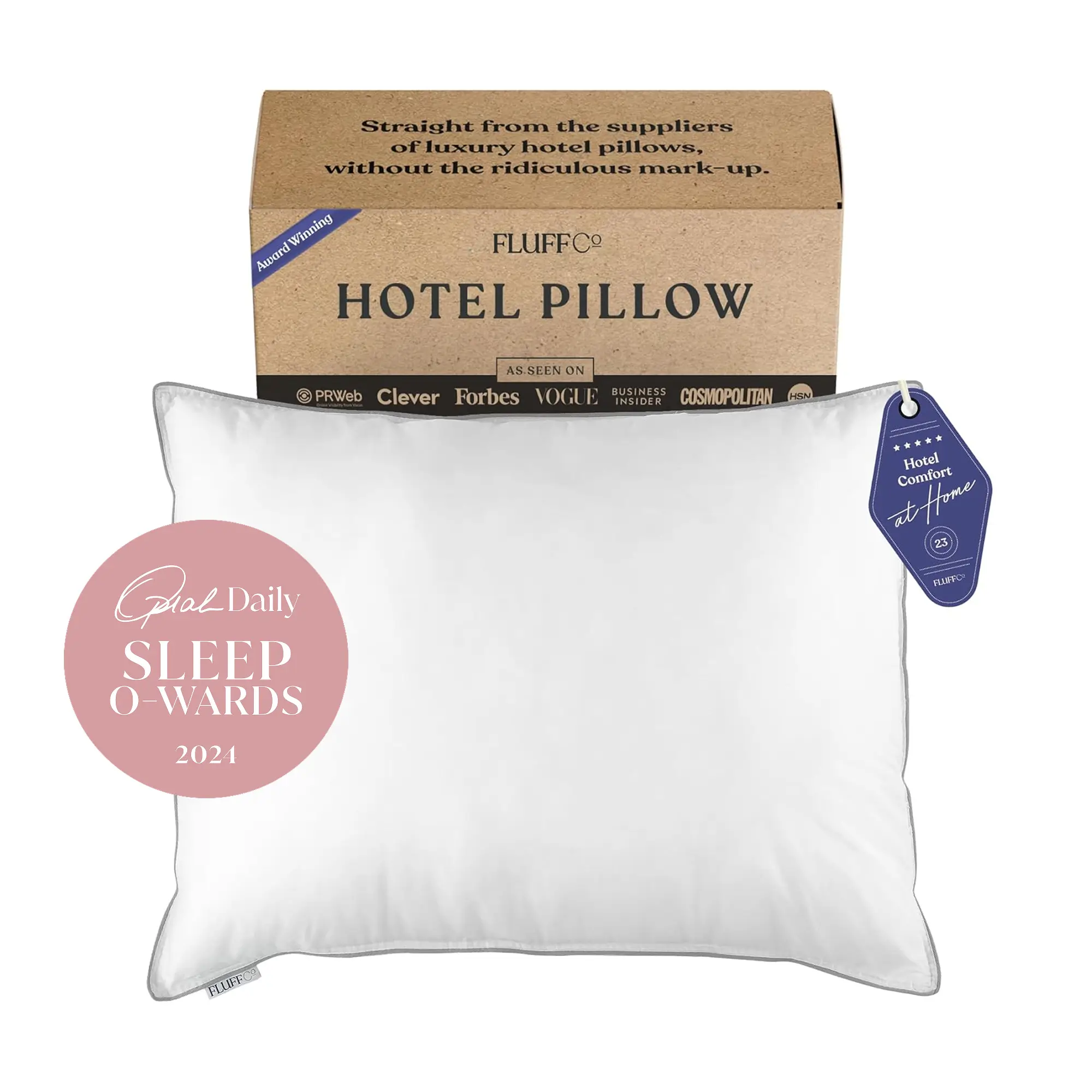 FluffCo Luxury Hotel Pillow