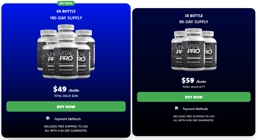 vitalpro price details